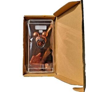 Disney Mickey Mouse Samsung Galaxy Note 9 Case Rose Gold 3D Mirror Ring